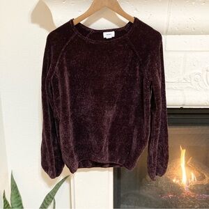 Plum Chenille Sweater Old Navy Size Small S